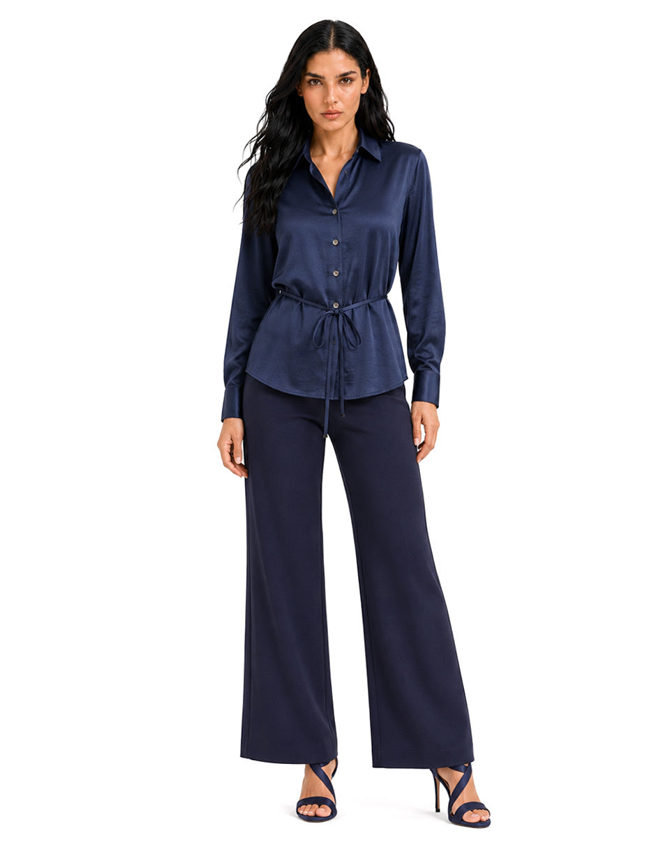 Blusa Camisera Marino Daina
