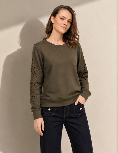 Sudadera Olivo Charo