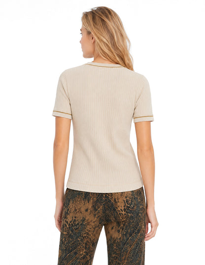 Blusa Tejida Beige Mariam