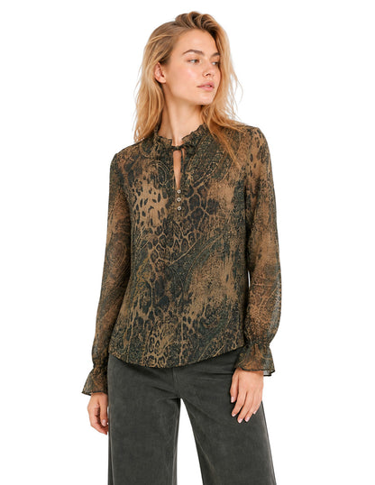 Blusa Café Mariam