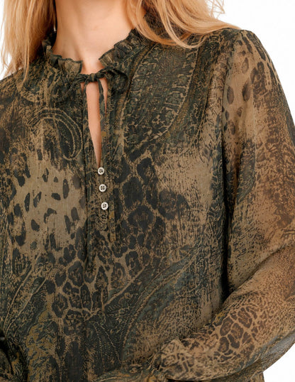 Blusa Café Mariam