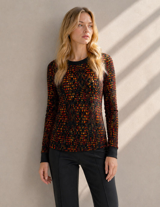 Blusa Mesh Negro Oyuki