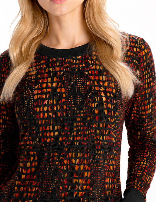 Blusa Mesh Negro Oyuki