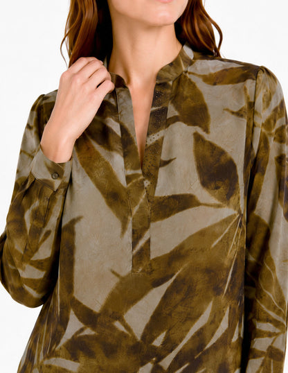 Blusa Café Estampada Gaby