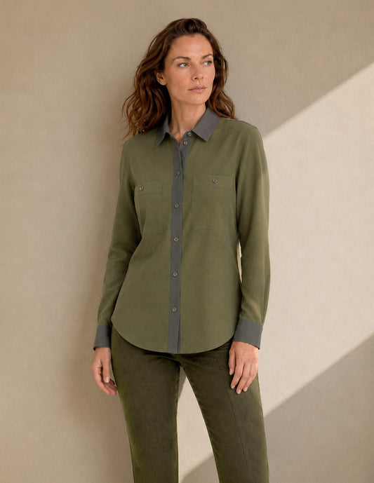 Blusa Olivo Gaby
