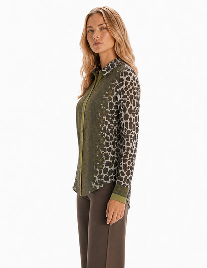 Blusa Camisera Verde Rosaura