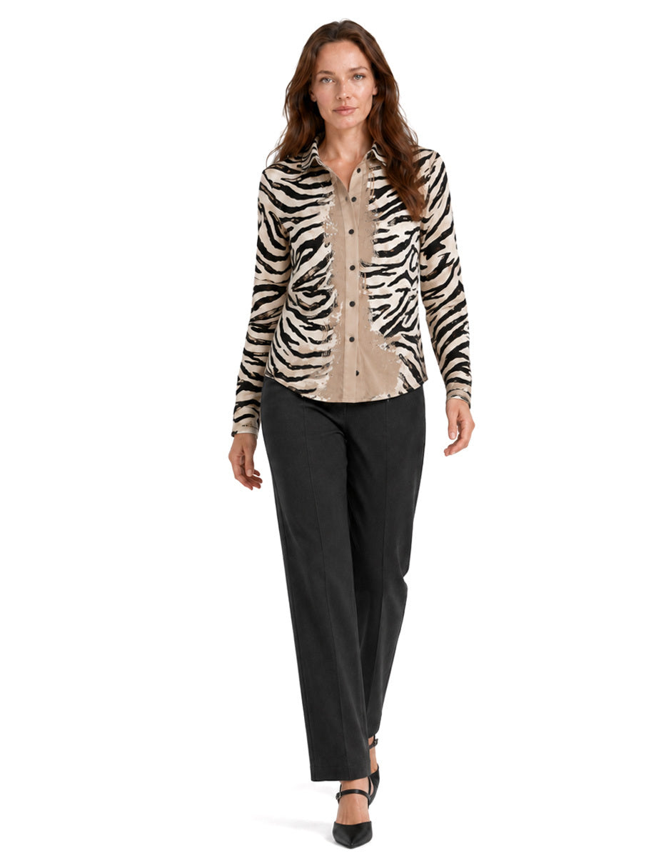 Blusa Beige Estamapda Harriet