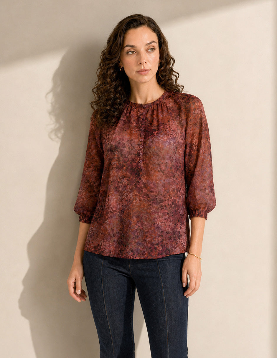 Blusa Café Gisela