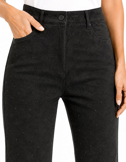 Pantalón Gamuza Negro Elea