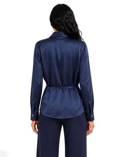 Blusa Camisera Marino Daina
