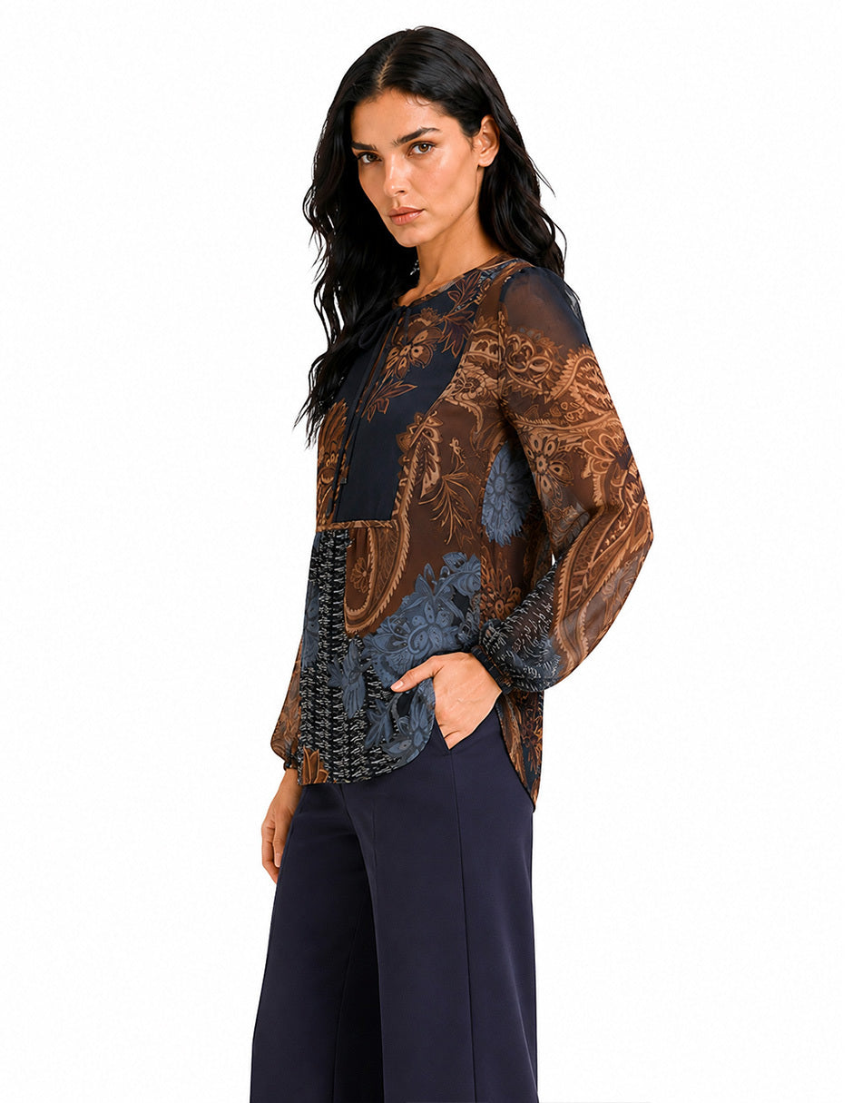 Blusa Café Daina