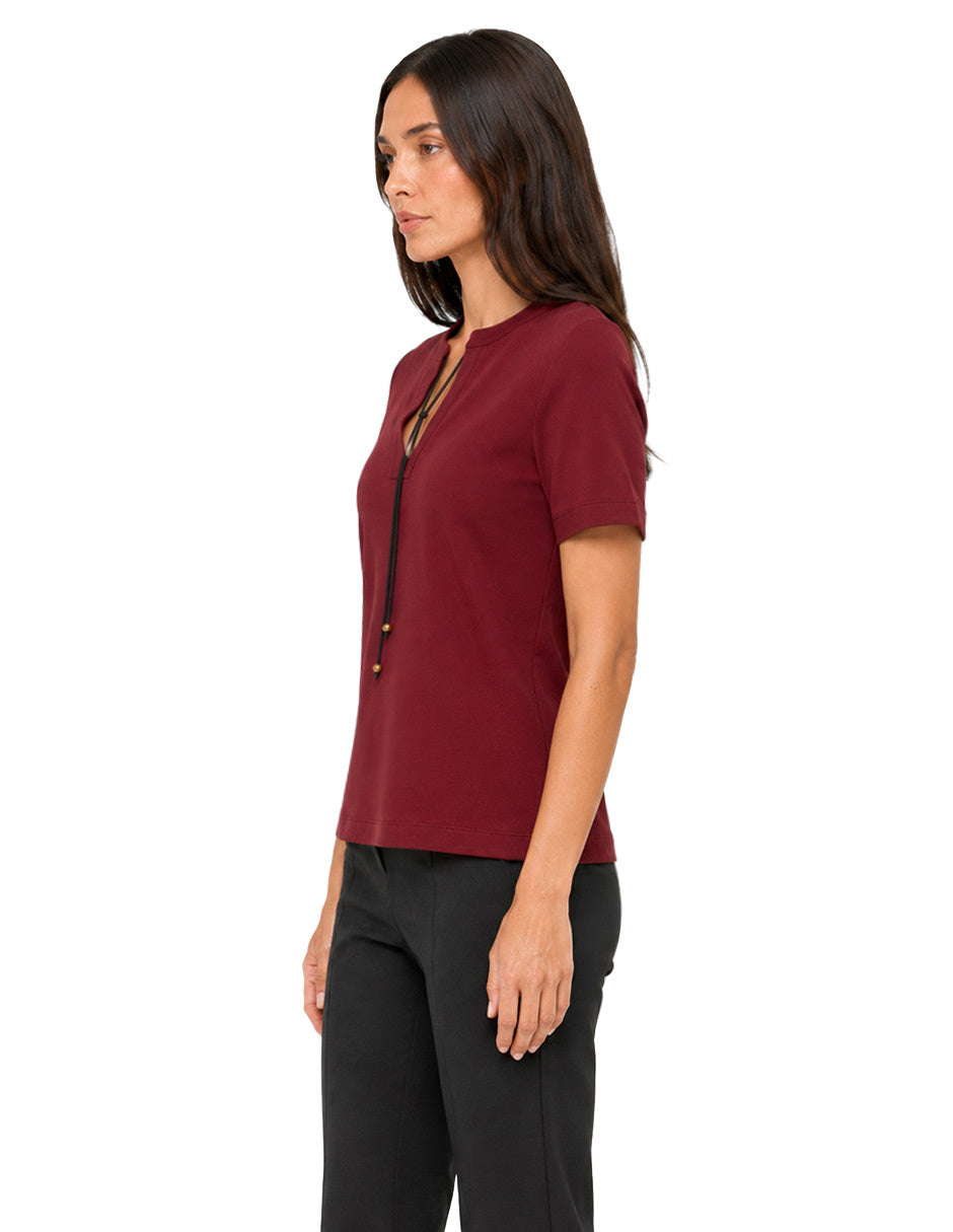 Blusa Vino Fanny