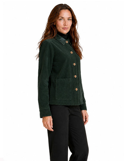 Chamarra Pana Verde Celia