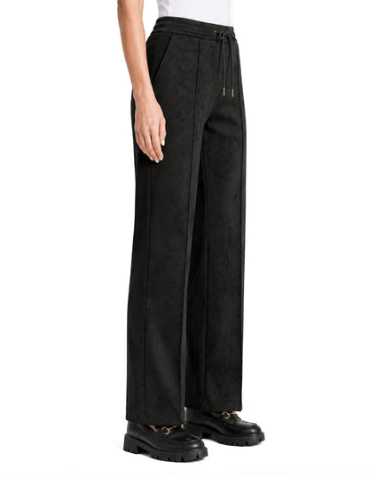 Pantalón Gamuza Negro Celia