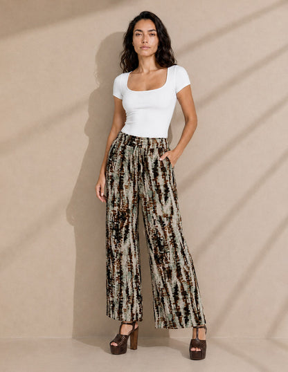 Pantalón Pijamero Beige Mika