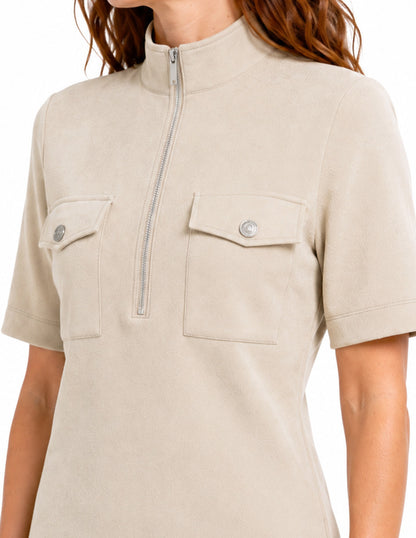 Vestido Chemise Marfil Ceren