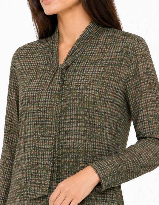 Blusa Verde Estampada Dulce