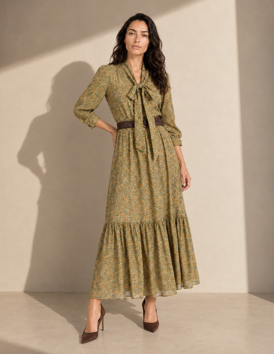 Vestido Verde Solagne