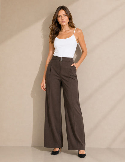 Pantalón Liso Amplio Esenciales