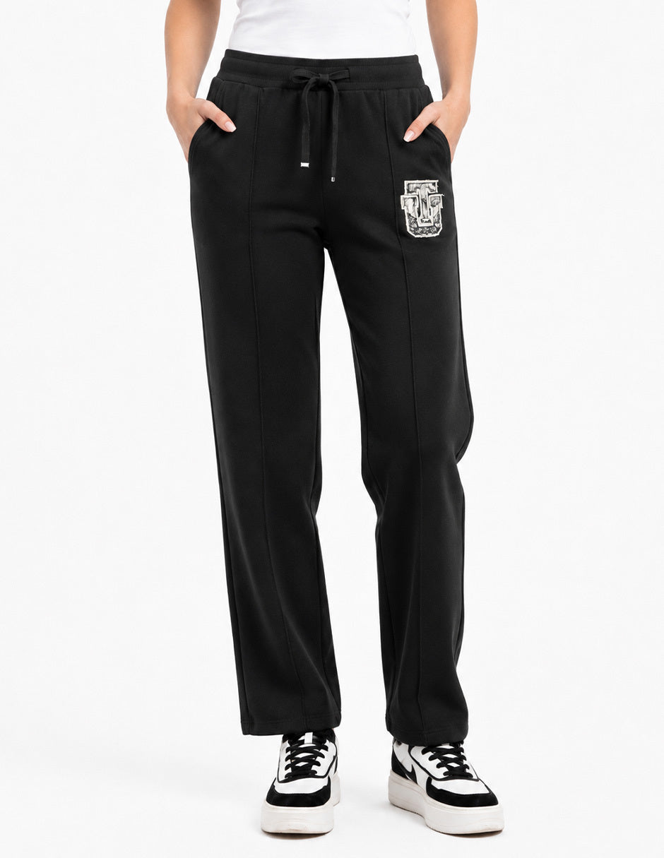 Pants Liso Negro Comfort