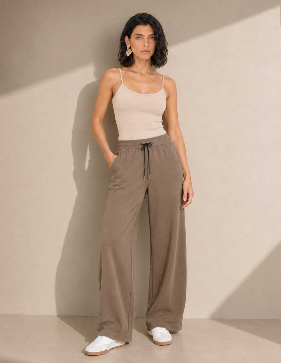 Pants Beige Tejido Comfort