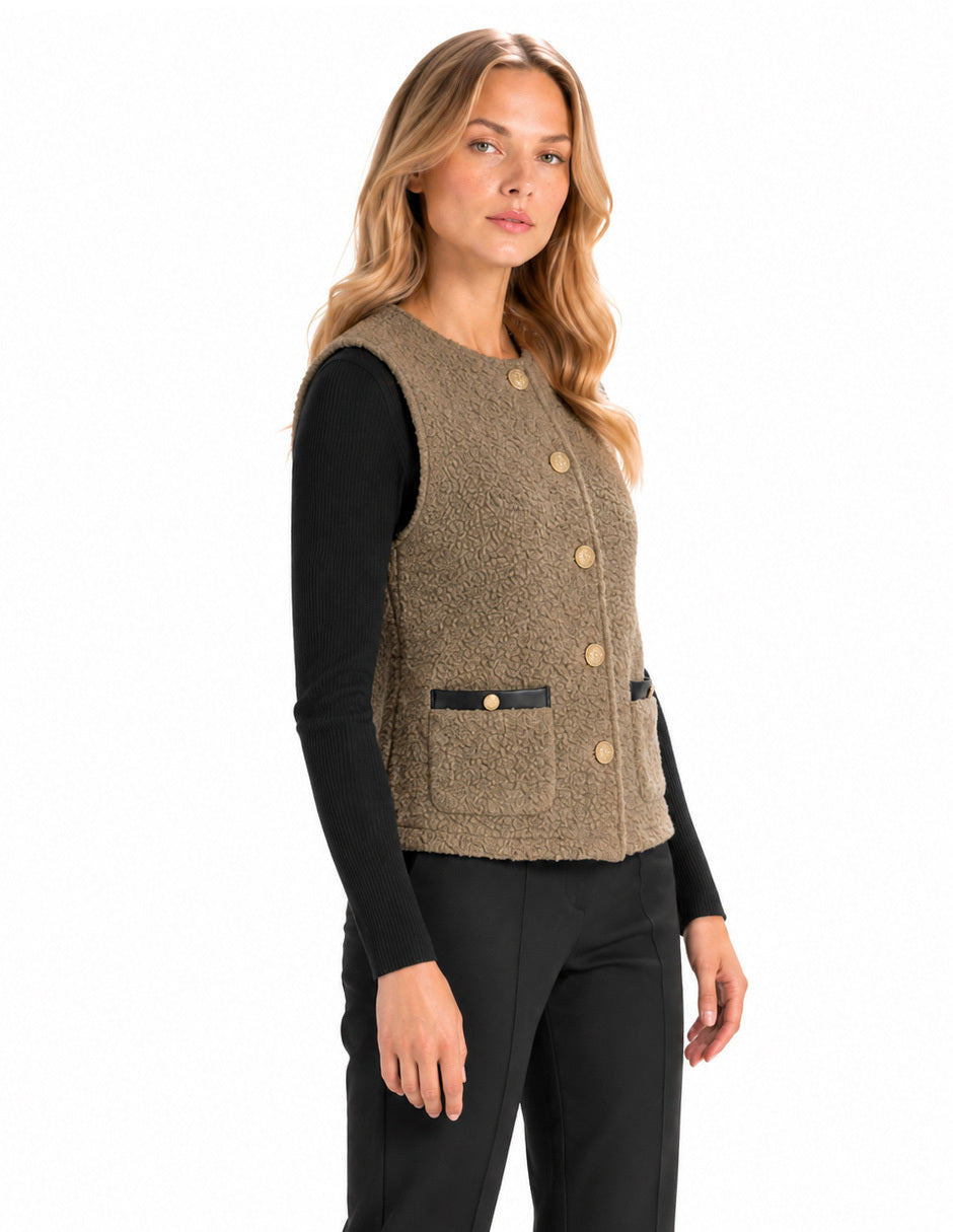 Chaleco Bucle Liso Esenciales