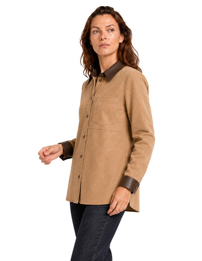 Camisola Gamuza Camel Esenciales