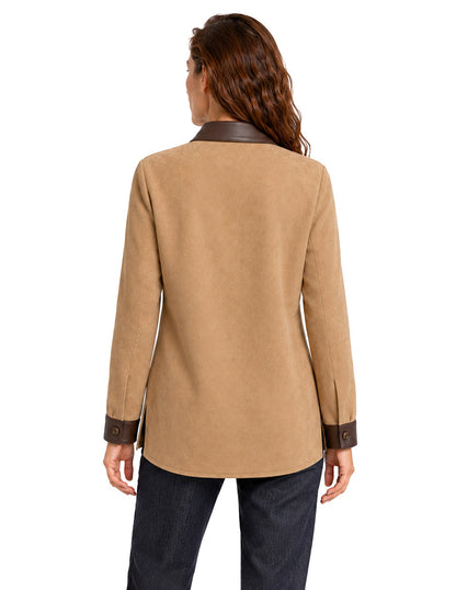 Camisola Gamuza Camel Esenciales