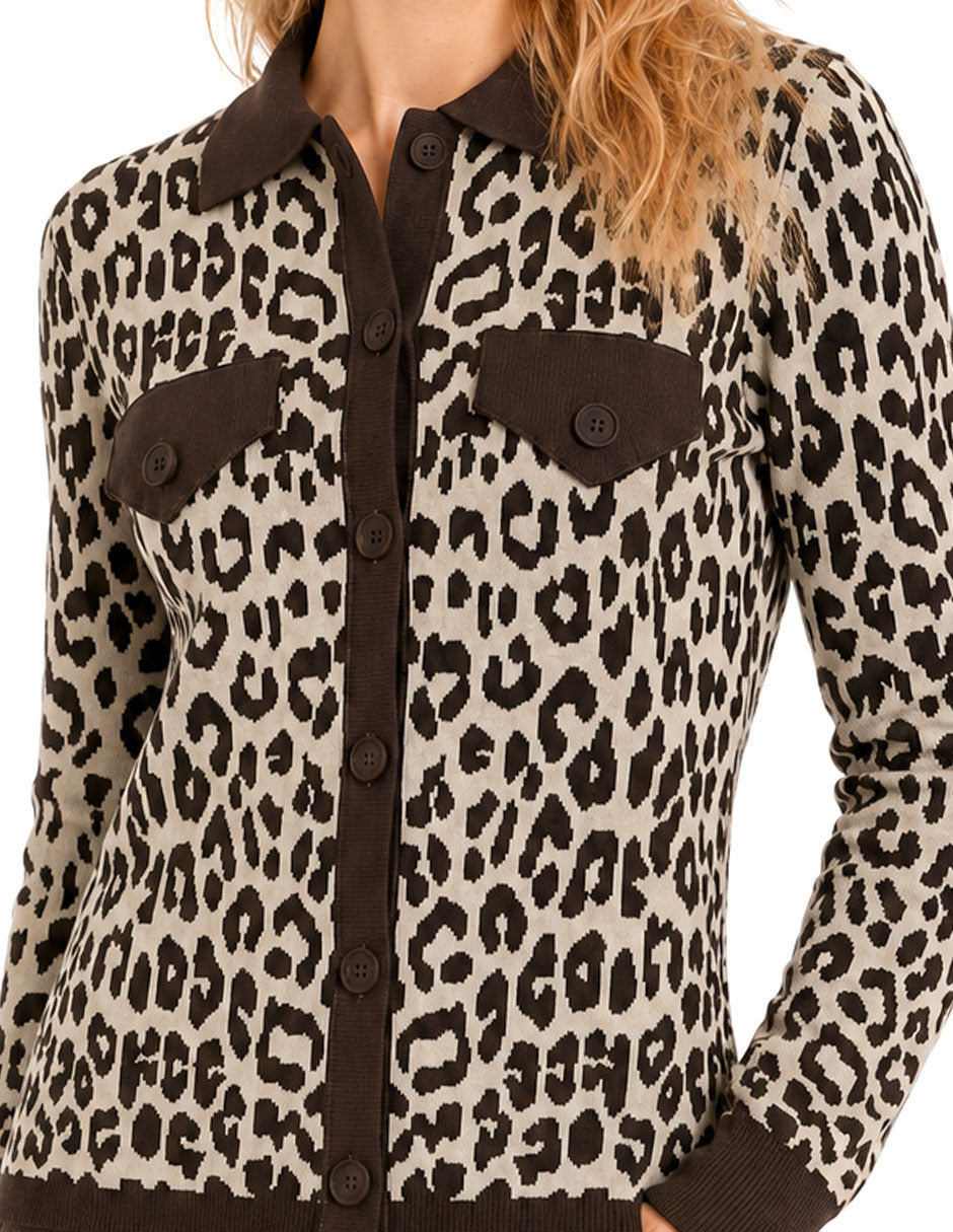 Suéter Animal Print Esenciales