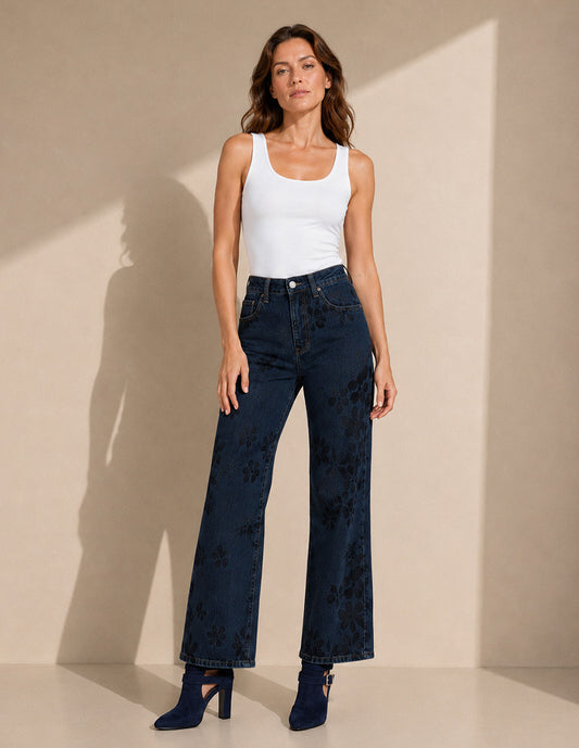 Jeans Marino Recto Esenciales