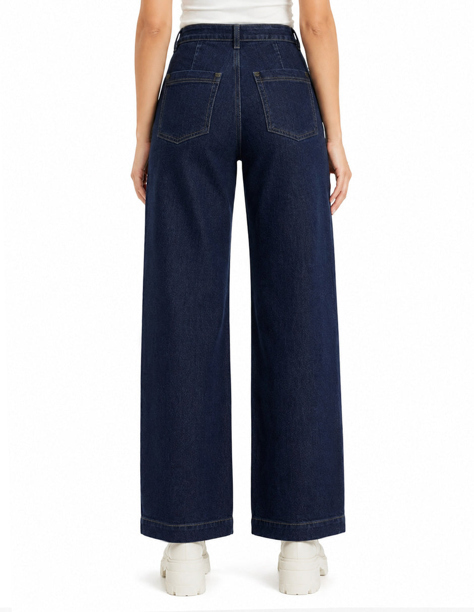 Jeans Recto Marino Esenciales