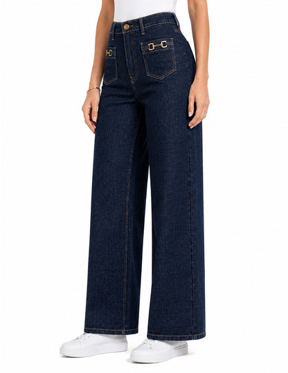 Jeans Marino Liso Esenciales