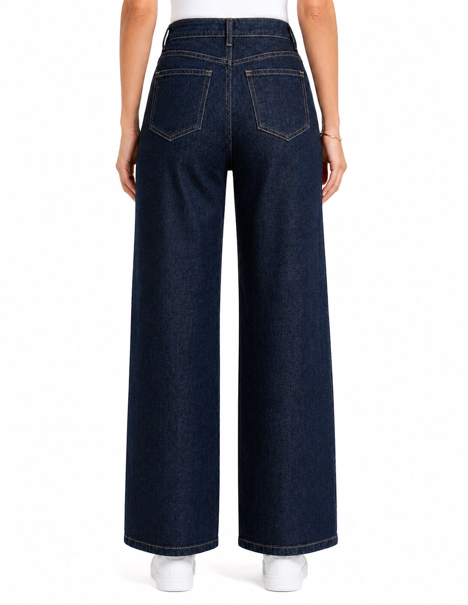 Jeans Marino Liso Esenciales
