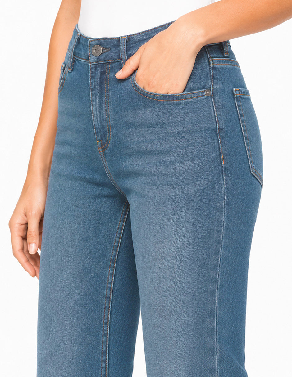 Jeans Azul Medio Demin