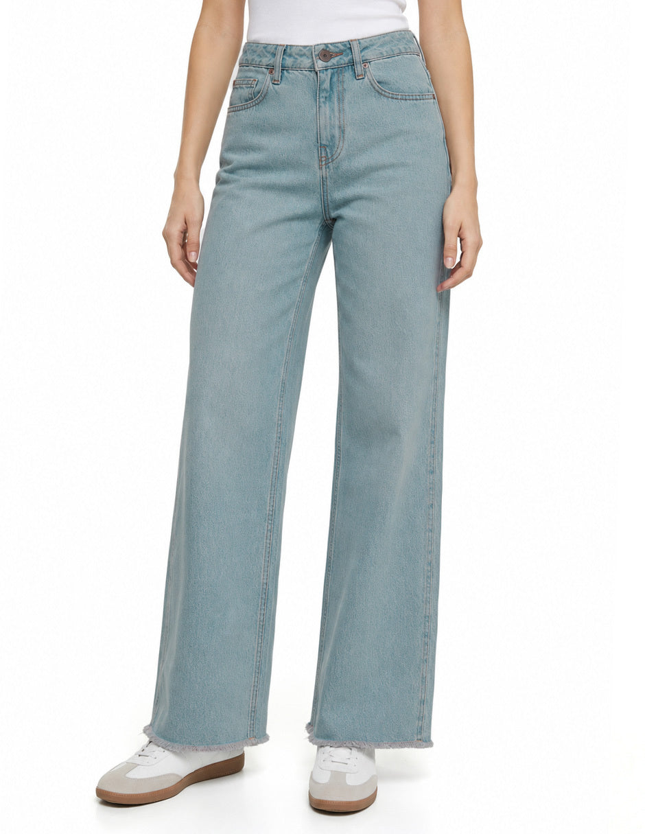 Jeans Vaqueros Azul Baggy Esenciales